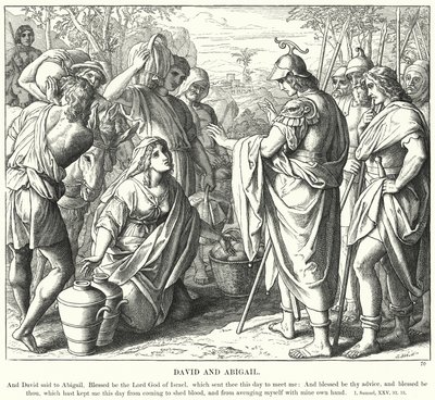 David et Abigaïl - Julius (after) Schnorr von Carolsfeld