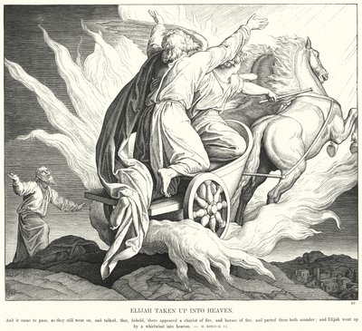 Élie emporté au ciel - Julius (after) Schnorr von Carolsfeld