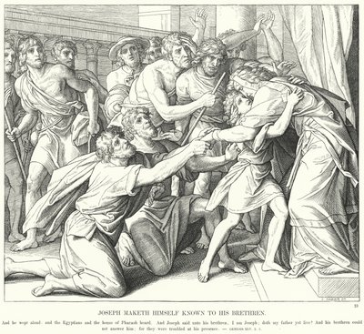 Joseph se fait connaître de ses frères - Julius (after) Schnorr von Carolsfeld