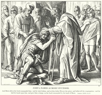 Josué nommé successeur de Moïse - Julius (after) Schnorr von Carolsfeld