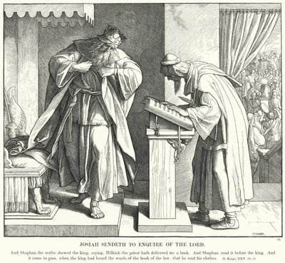 Josias envoie consulter le Seigneur - Julius (after) Schnorr von Carolsfeld