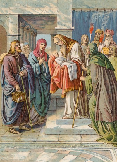 Présentation de Jésus au Temple - Julius (after) Schnorr von Carolsfeld