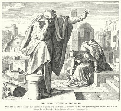 Les Lamentations de Jérémie - Julius (after) Schnorr von Carolsfeld