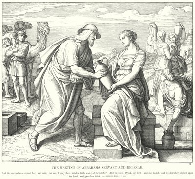 La rencontre du serviteur d