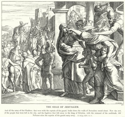 Le siège de Jérusalem - Julius (after) Schnorr von Carolsfeld