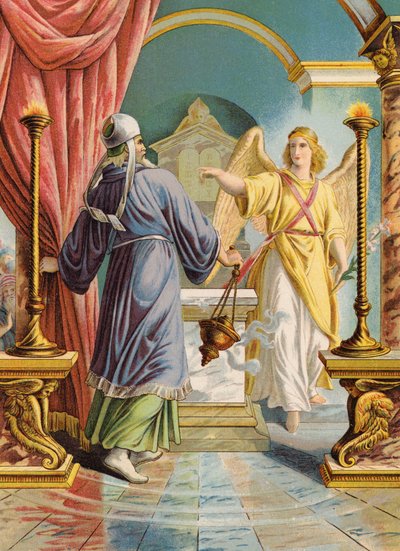 Zacharie dans le Temple - Julius (after) Schnorr von Carolsfeld