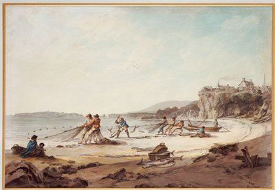 Un filet à Tenby - Julius Caesar Ibbetson