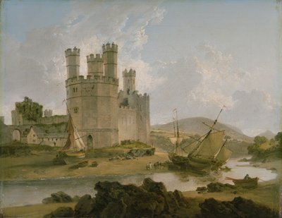 Château de Caernarvon - Julius Caesar Ibbetson