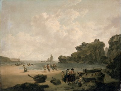 Le Rocher Stack, 1793-94 - Julius Caesar Ibbetson