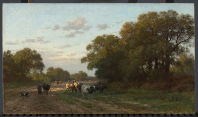 Paysage en Drenthe - Julius Jacobus de Sande Bakhuizen
