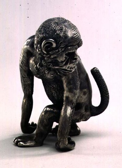 Figure de singe fabriquée pour Fabergé, c.1896-1908 - Julius Rappoport