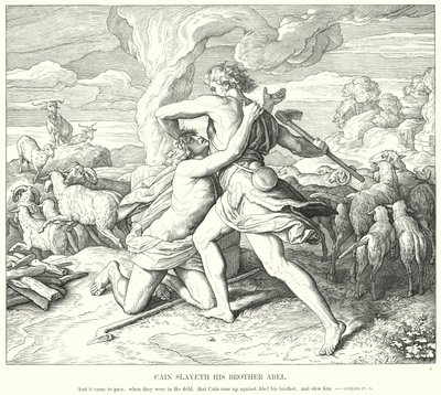 Caïn tue son frère Abel - Julius Schnorr von Carolsfeld