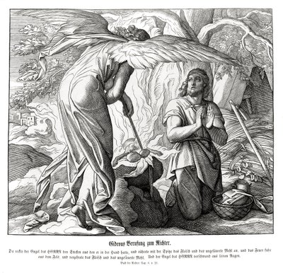 Gédéon est appelé comme juge - Julius Schnorr von Carolsfeld