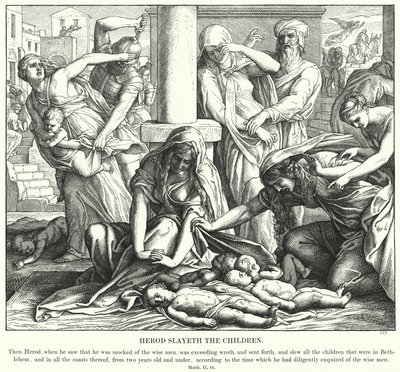 Hérode tue les enfants - Julius Schnorr von Carolsfeld
