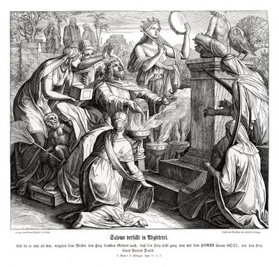 Le roi Salomon tombe dans l