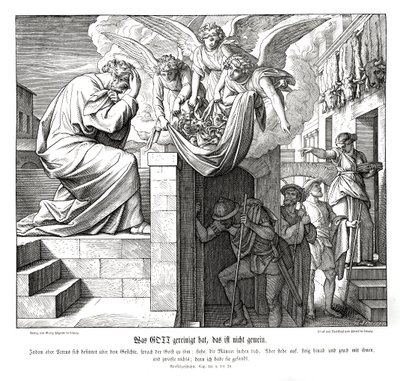 Pierre et les hommes de Corneille, Actes des Apôtres - Julius Schnorr von Carolsfeld