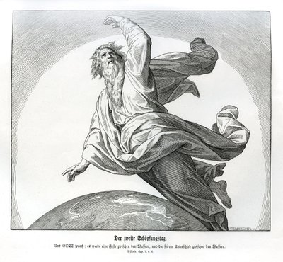 Deuxième jour de la création, Genèse - Julius Schnorr von Carolsfeld