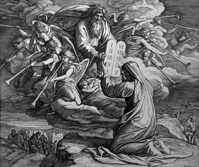 Les Tables de la Loi - Julius Schnorr von Carolsfeld