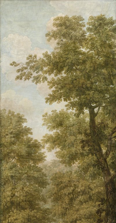 Trois tentures murales avec un paysage hollandais (Behangselschildering van een Hollands landschap met een buitenplaats, Drie behangselschilderingen van een Hollands landschap) - Jurriaan Andriessen (attributed to)
