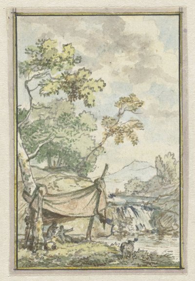 Paysage avec cascade - Jurriaan Andriessen