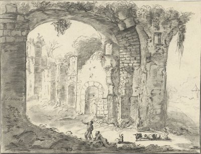 Paysage avec ruine - Jurriaan Cootwijck