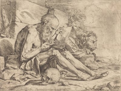 Saint Jérôme lisant - Jusepe de Ribera