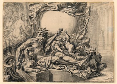 Conception pour un écusson avec des allusions à l