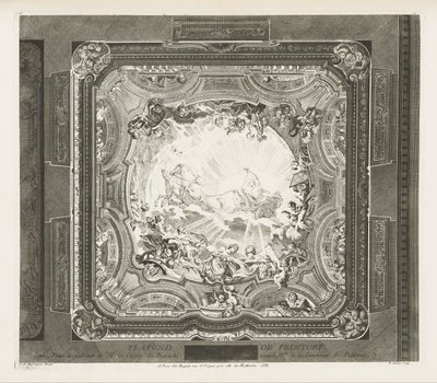 Plafond de peinture, 4e planche - Juste Aurèle Meissonnier