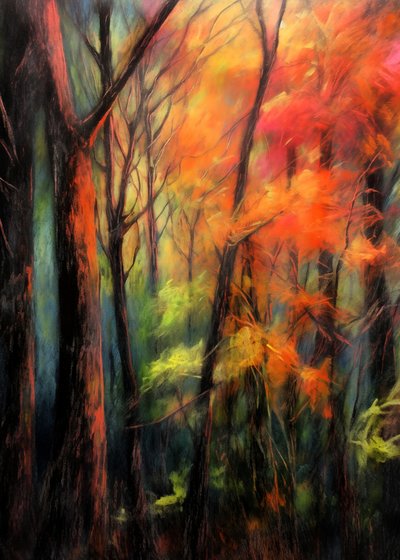 Lueur de la forêt en automne - Justyna Jaszke