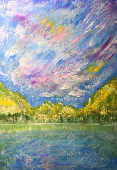 Un lac de montagne aux couleurs chatoyantes - Justyna Jaszke