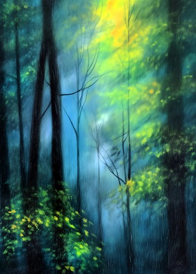 La lueur de la forêt enchantée - Justyna Jaszke