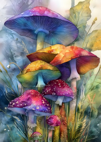 Champignons de la forêt enchantée (2) - Justyna Jaszke