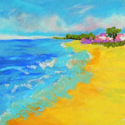 Vagues de plage vibrantes - Justyna Jaszke