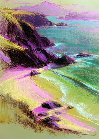 La plage animée de Cliffside - Justyna Jaszke