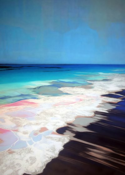 Abstrait côtier éclatant - Justyna Jaszke