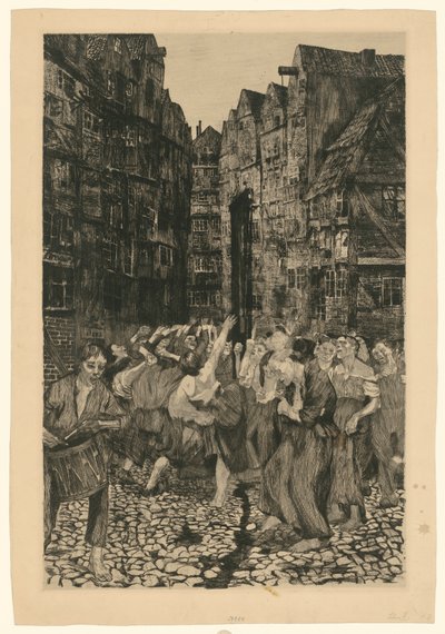 La Carmagnole (2e état) - Käthe Kollwitz