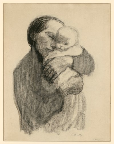 Mère avec nourrisson dans les bras - Käthe Kollwitz