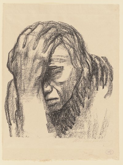 Femme pensive - Käthe Kollwitz