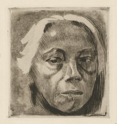Autoportrait (version rejetée) - Käthe Kollwitz