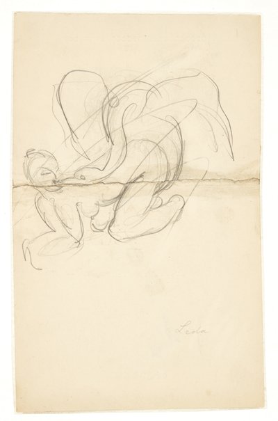 Léda et le cygne - Kai Nielsen