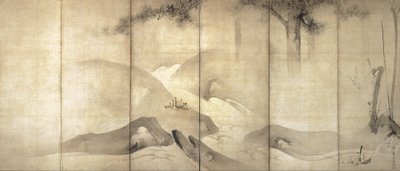 Pin et prunier au clair de lune - Kaiho Yusho