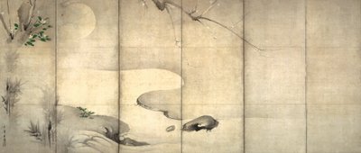 Pin et prunier au clair de lune - Kaiho Yusho