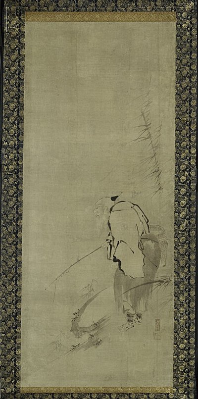 Triptyque de Zhou Moushu, Xiwangmu et Taigong Wang - Kaiho Yusho