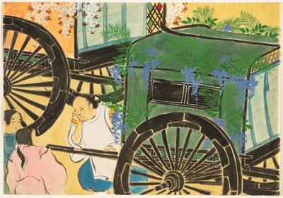 Fleurs de Cent Mondes (Momoyogusa) : Chariots fleuris - Kamisaka Sekka