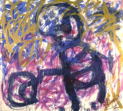 Figure expressionniste abstraite - Kanat Ibragimov
