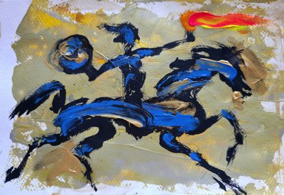 Le Cavalier bleu de feu - Kanat Ibragimov