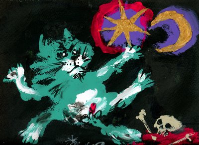 Le vol du chat vert mystique - Kanat Ibragimov