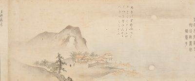 Huit vues des rivières Xiao et Xiang, 1675 - Kano Toun