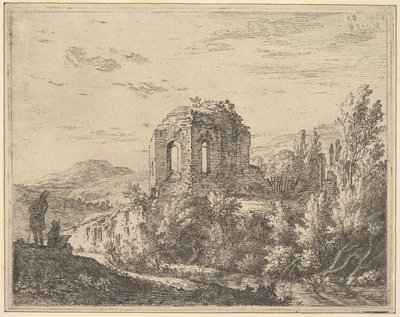 Vue des ruines montrant le coin d