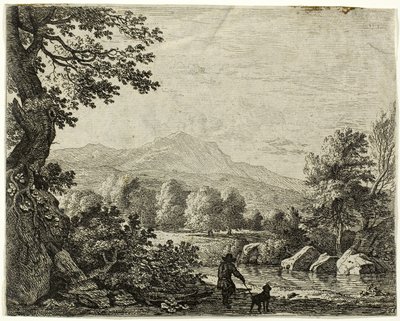 Homme avec un chien - Karel Dujardin
